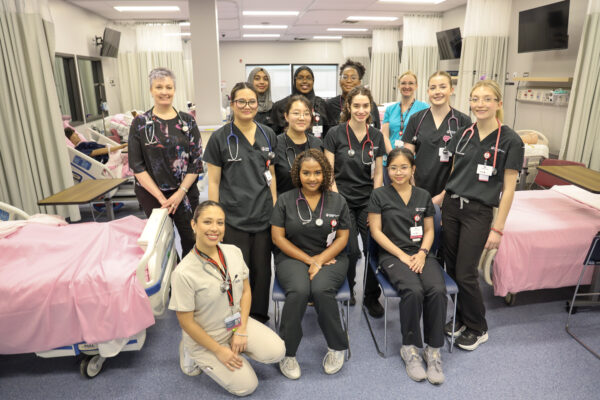 Group photo of students in Carleton's School of Nursing