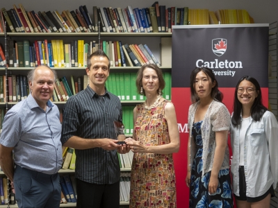 Photo for the news post: Honouring the Legacy of Carleton University Instructor Luc Bourbonnais: The First Ever Instructor Award in Mathematics and Statistics