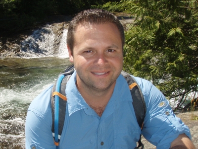 Steven Cooke outdoors.