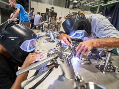 Researchers weld and assemble the HL_LHC superconducting crab cavities