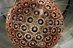 The orb-shaped inner core of the DEAP-3600 detector