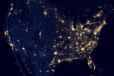 Image of the Night Lights United States