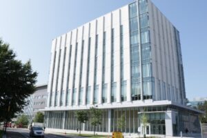 Health Science Building during summer